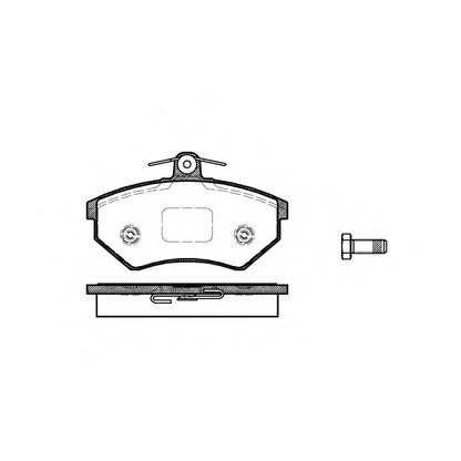 Photo Brake Pad Set, disc brake REMSA 013440