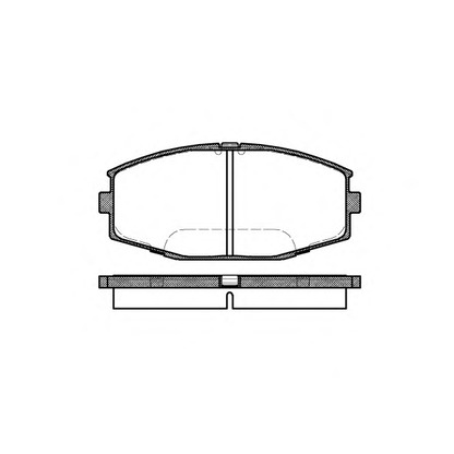 Photo Brake Pad Set, disc brake REMSA 022510