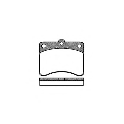 Photo Brake Pad Set, disc brake REMSA 023200