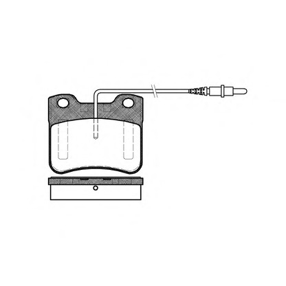 Photo Brake Pad Set, disc brake REMSA 024724