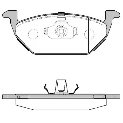 Photo Brake Pad Set, disc brake REMSA 063300