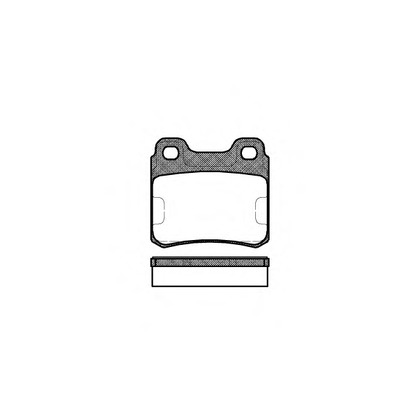 Photo Brake Pad Set, disc brake REMSA 028200