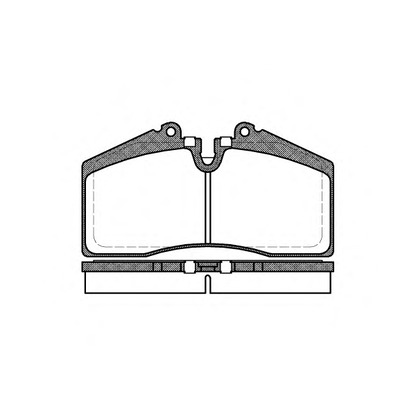 Photo Brake Pad Set, disc brake REMSA 028800