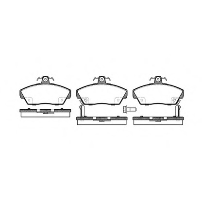 Photo Brake Pad Set, disc brake REMSA 033002