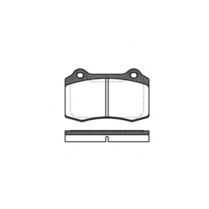 Photo Brake Pad Set, disc brake REMSA 043430