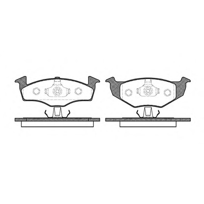 Photo Brake Pad Set, disc brake REMSA 060920