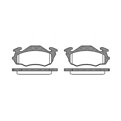 Photo Brake Pad Set, disc brake REMSA 062300