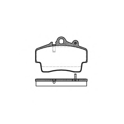 Photo Brake Pad Set, disc brake REMSA 065300