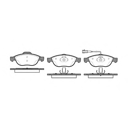 Photo Brake Pad Set, disc brake REMSA 066011