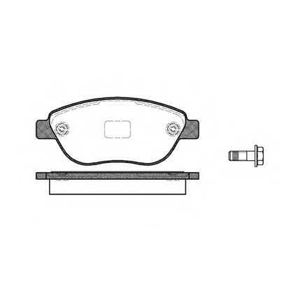 Photo Brake Pad Set, disc brake REMSA 085910