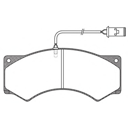 Photo Brake Pad Set, disc brake REMSA JCA27741