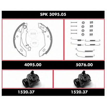 Foto Kit ganasce freno REMSA SPK309505