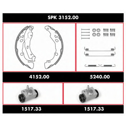 Photo Brake Shoe Set REMSA SPK315200