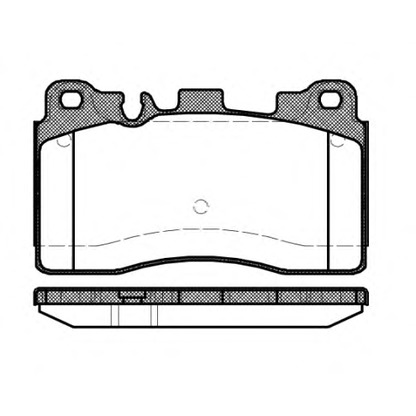 Foto Kit pastiglie freno, Freno a disco REMSA 145400