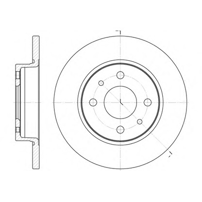 Photo Brake Disc REMSA 608900