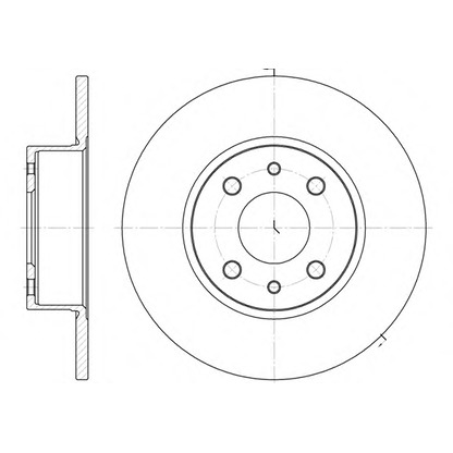 Photo Disque de frein REMSA 615000