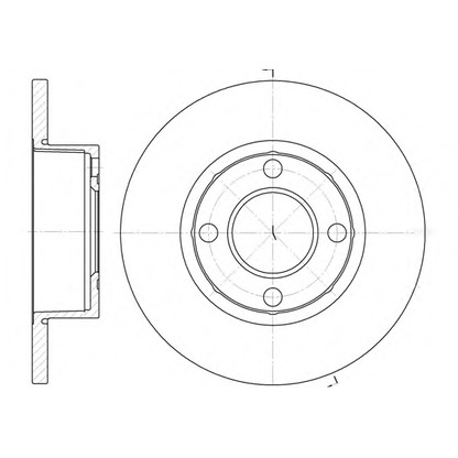 Photo Brake Disc REMSA 617300