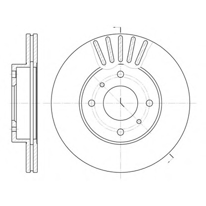 Photo Brake Disc REMSA 617910