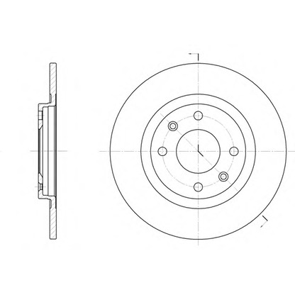 Photo Brake Disc REMSA 624101