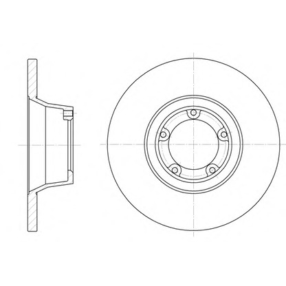 Photo Brake Disc REMSA 625300