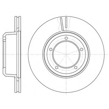 Photo Brake Disc REMSA 634010