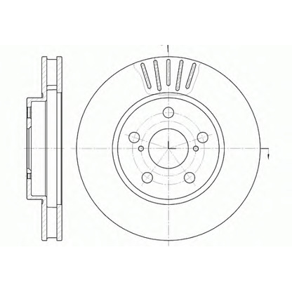 Photo Brake Disc REMSA 654110