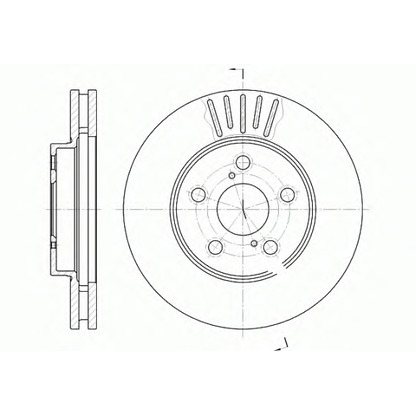 Photo Brake Disc REMSA 654210