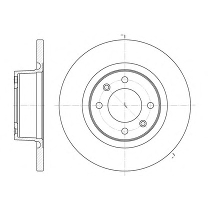 Photo Disque de frein REMSA 660500