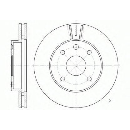 Photo Brake Disc REMSA 665610