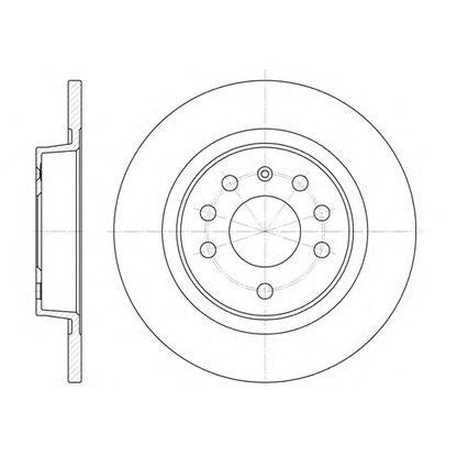 Photo Brake Disc REMSA 668800