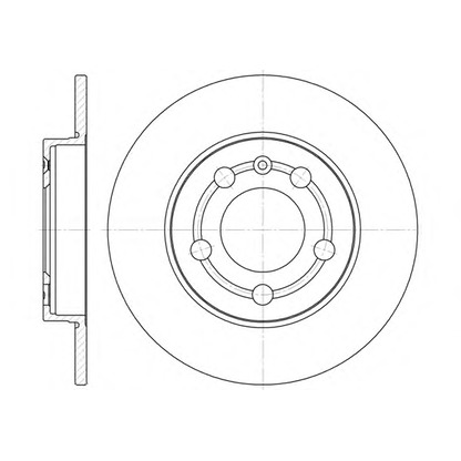 Photo Brake Disc REMSA 671800