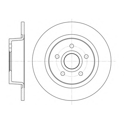 Photo Brake Disc REMSA 686300