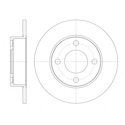 Photo Brake Disc REMSA 691700