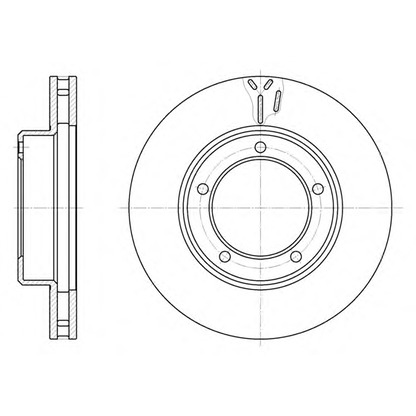 Photo Brake Disc REMSA 694510