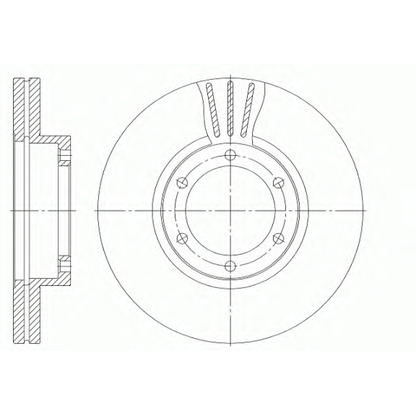 Photo Brake Disc REMSA 695110