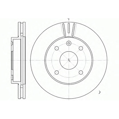 Photo Brake Disc REMSA 695910