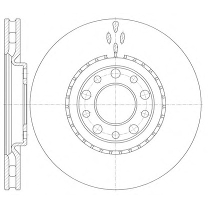 Photo Brake Disc REMSA 696410