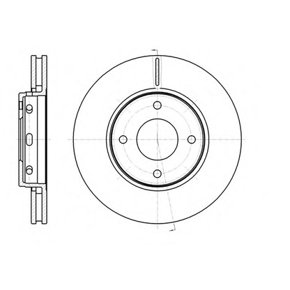 Photo Brake Disc REMSA 6109710