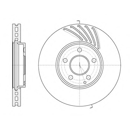 Photo Brake Disc REMSA 6114010