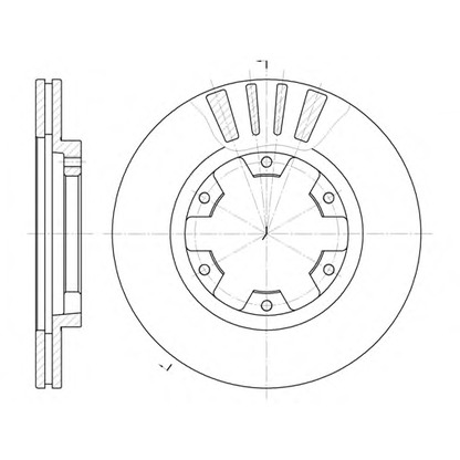 Photo Brake Disc REMSA 6123910