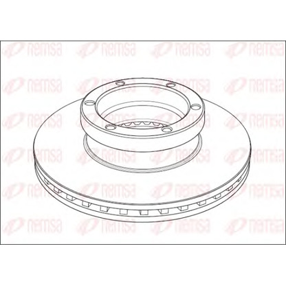 Photo Disque de frein REMSA NCA100420