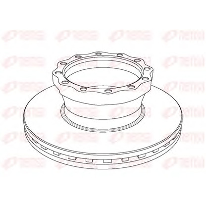 Photo Disque de frein REMSA NCA104320