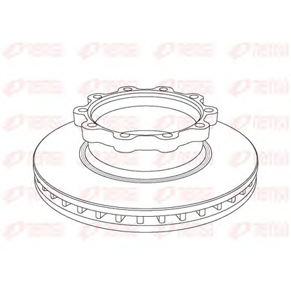 Photo Brake Disc REMSA NCA104720