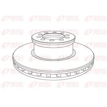 Photo Brake Disc REMSA NCA105320