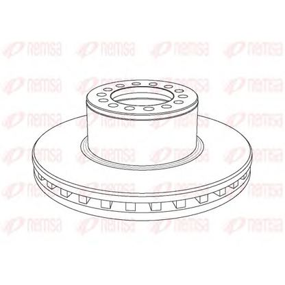 Photo Disque de frein REMSA NCA105520