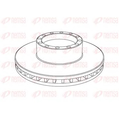 Photo Brake Disc REMSA NCA109120