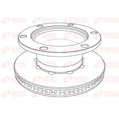 Zdjęcie Tarcza hamulcowa REMSA NCA112520