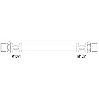 Zdjęcie Przewód hamulcowy elastyczny REMSA 190024