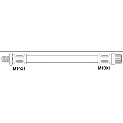 Zdjęcie Przewód hamulcowy elastyczny REMSA 190346
