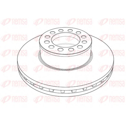 Photo Brake Disc REMSA NCA118820